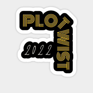 Plot Twist, 2022, Mug, Mask, Pin Sticker